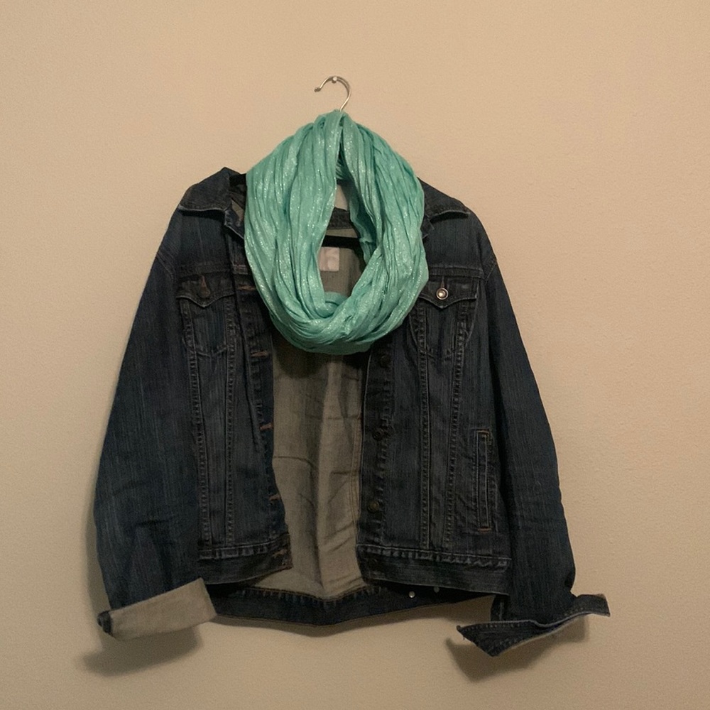 Turquoise Infinity Scarf